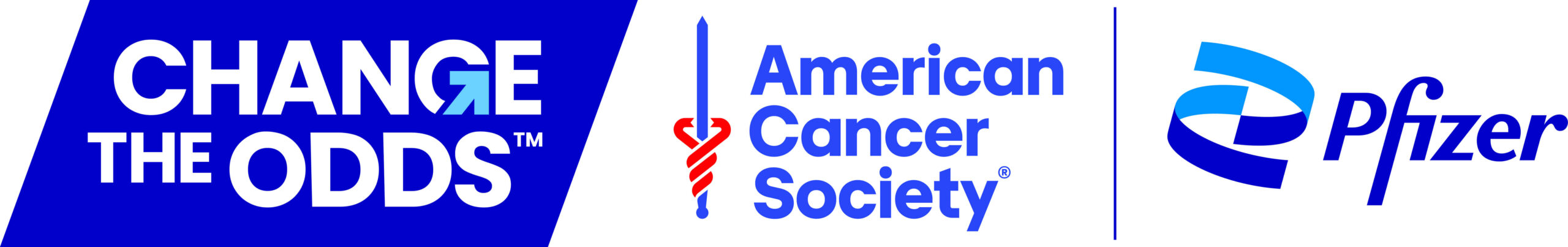 Change the Odds American Cancer Society and Pfizer logo